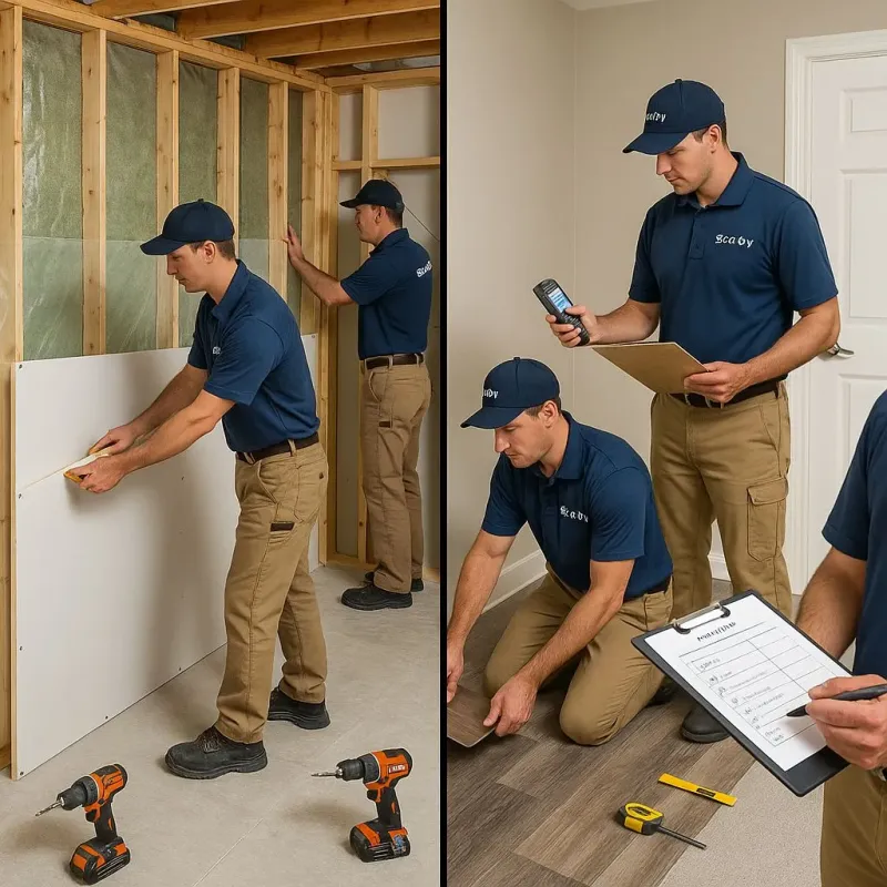 Repairs and Reconstruction process in Cayuga County, NY